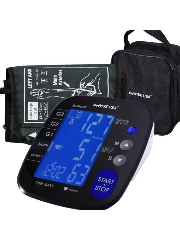 GoWISE USA Advanced Control Digital Blood Pressure Monitor