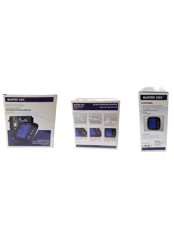GoWISE USA Advanced Control Digital Blood Pressure Monitor - Image 4